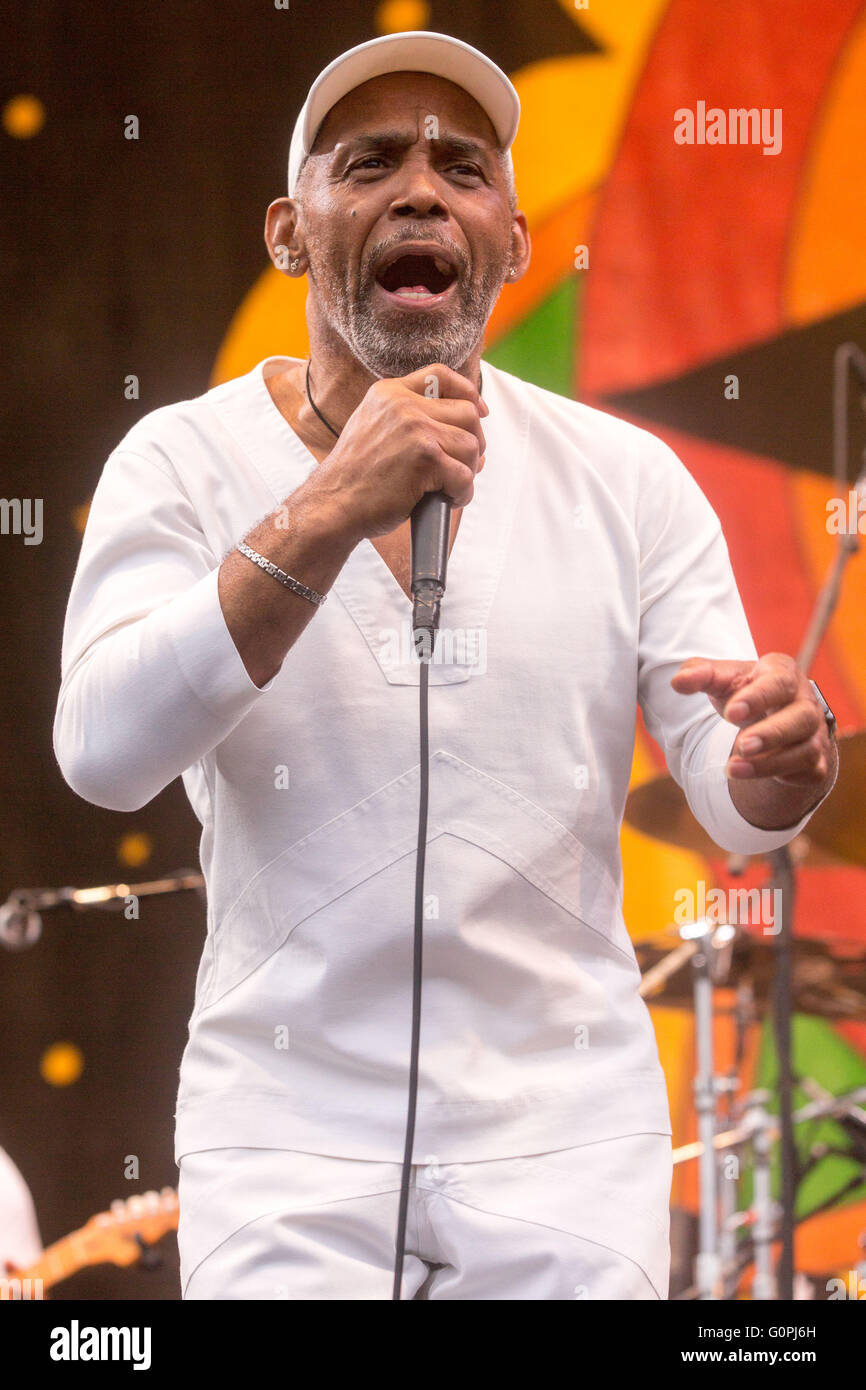 New Orleans, Louisiana, USA. 1st May, 2016. Singer FRANKIE BEVERLY