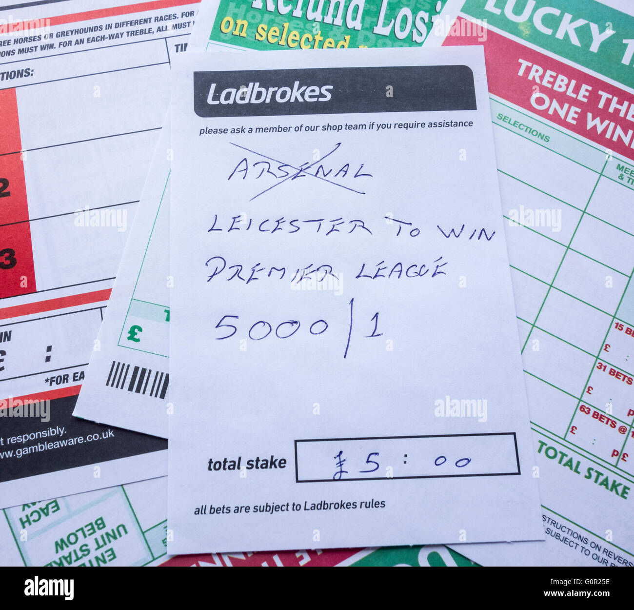 Betting slip hi-res stock photography and images - Alamy