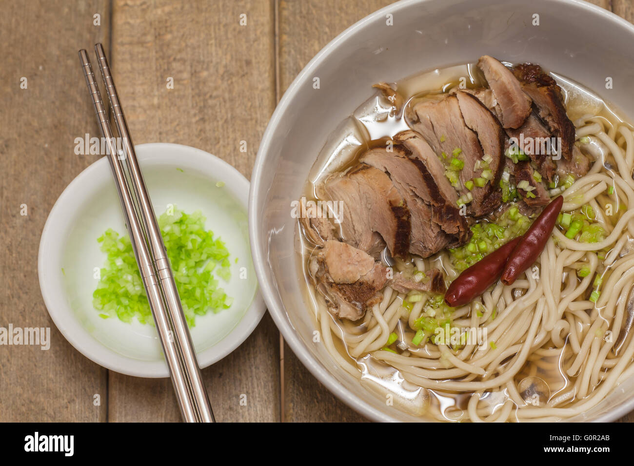 Chinese pork noodle dish hires stock photography and images Alamy
