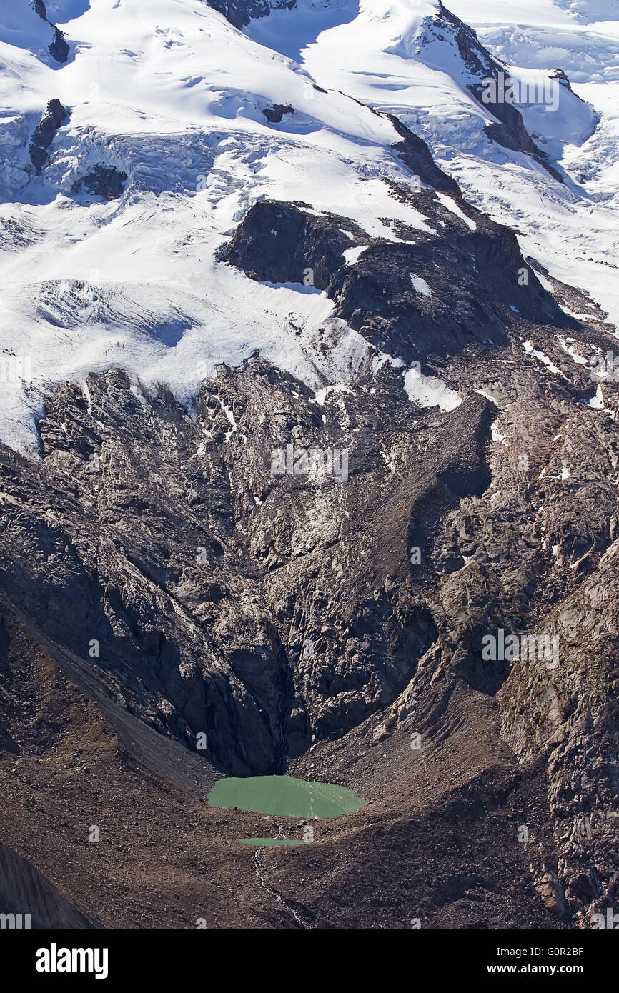 Melting glaciers in the swiss alps Stock Photo - Alamy