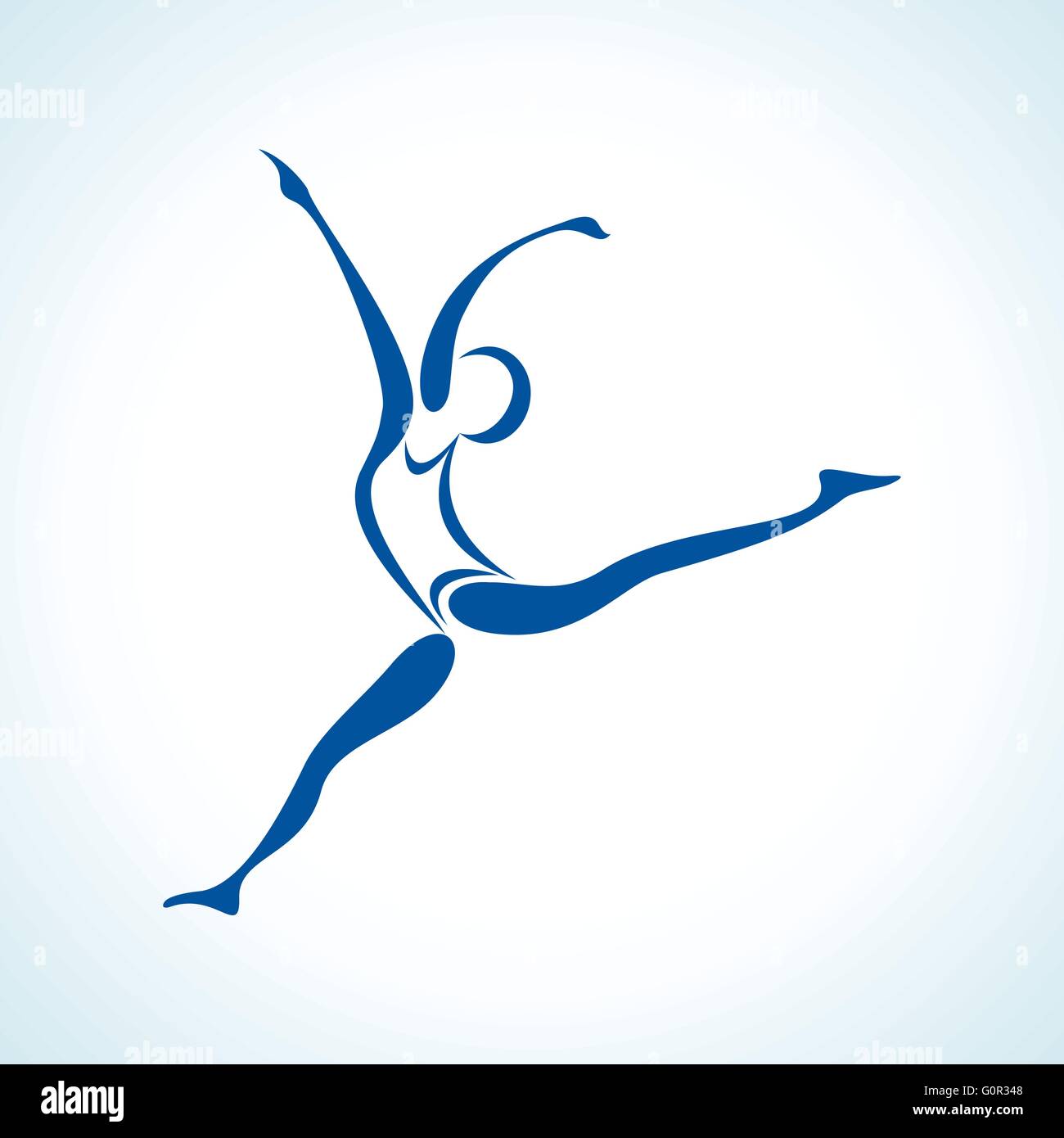 illustration of stylized yoga pose Stock Vector Image & Art - Alamy