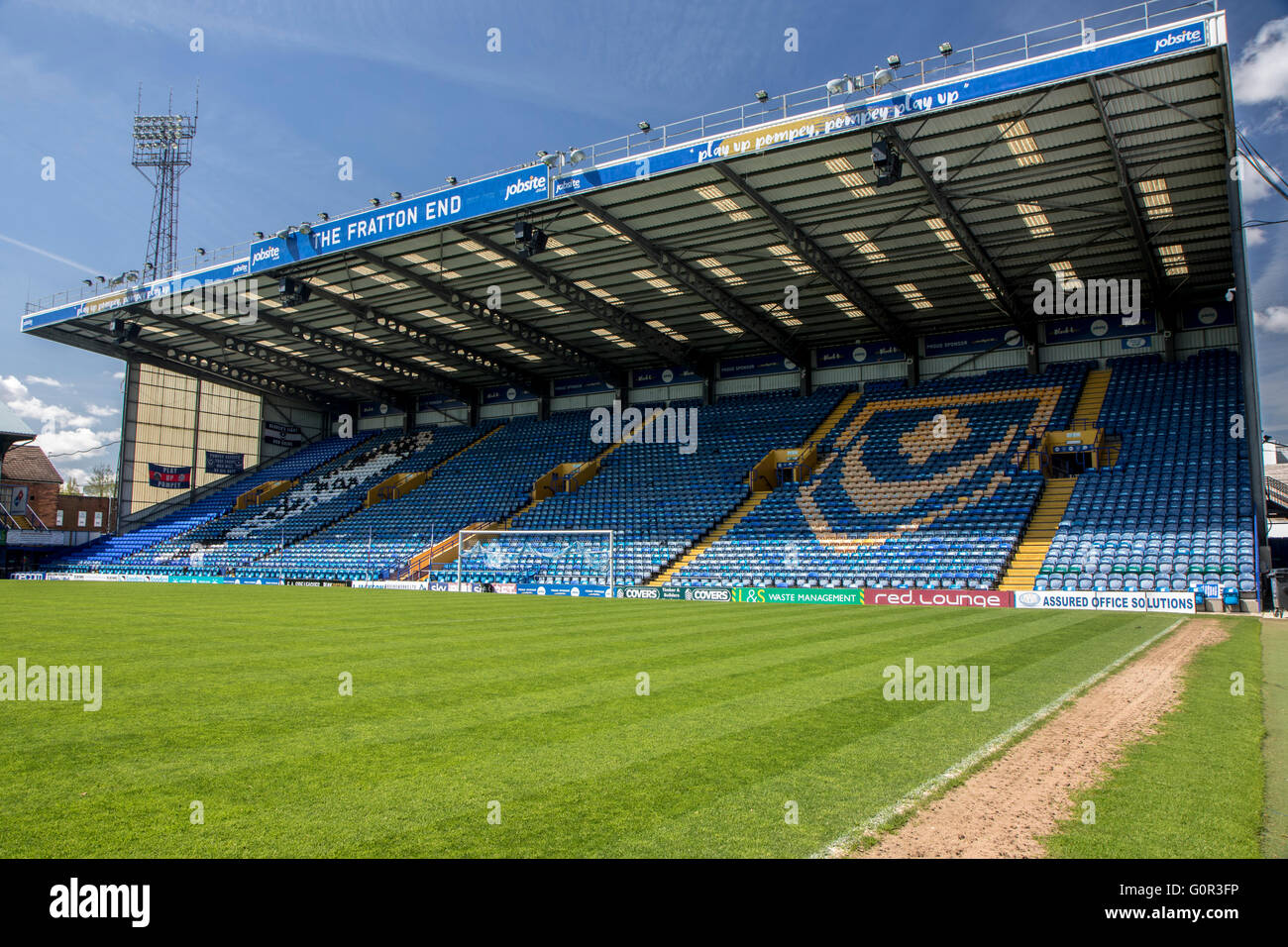 Fratton park portsmouth football ground stock photo alamy