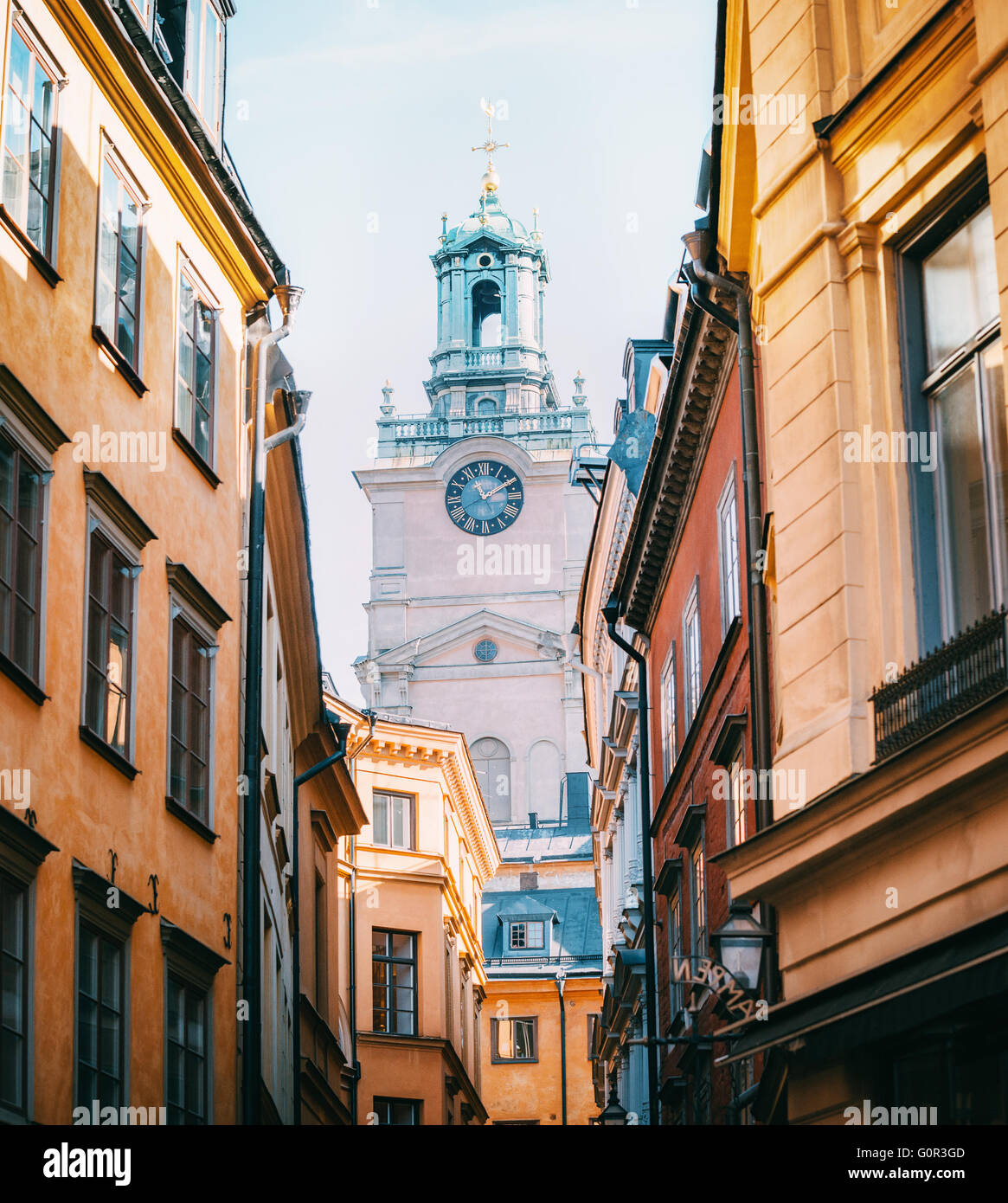 Stockholm clock tower hires stock photography and images Alamy