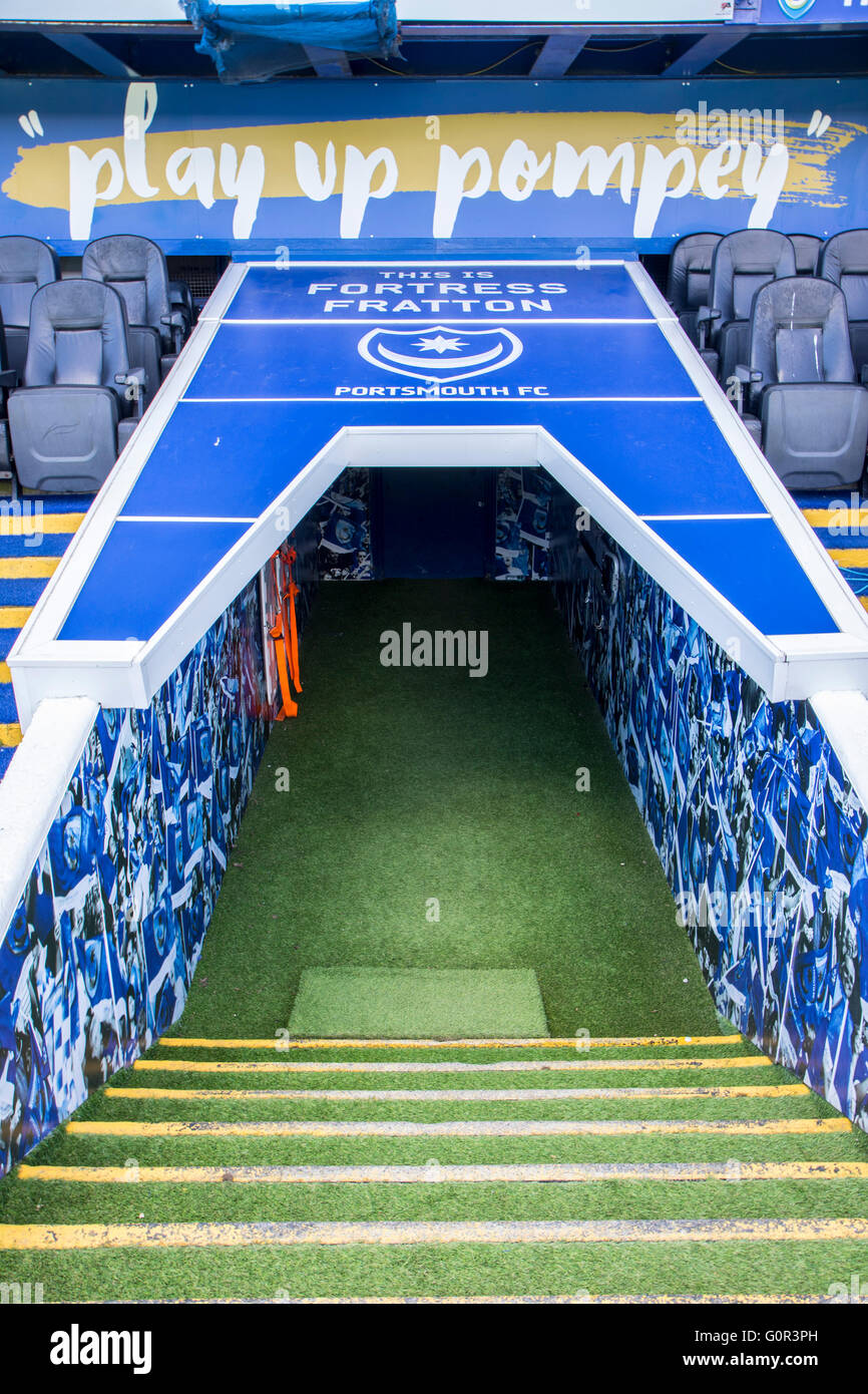 Fratton park portsmouth football ground stock photo alamy