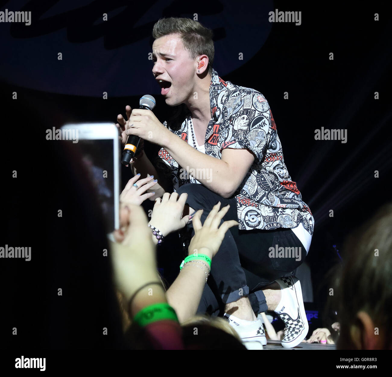The Tide O2 The Tide perform at the O2 Arena, London Featuring: The Tide, Austin ...