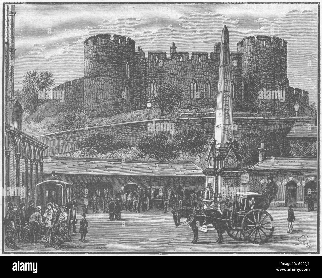 Shrewsbury station Black and White Stock Photos & Images Alamy