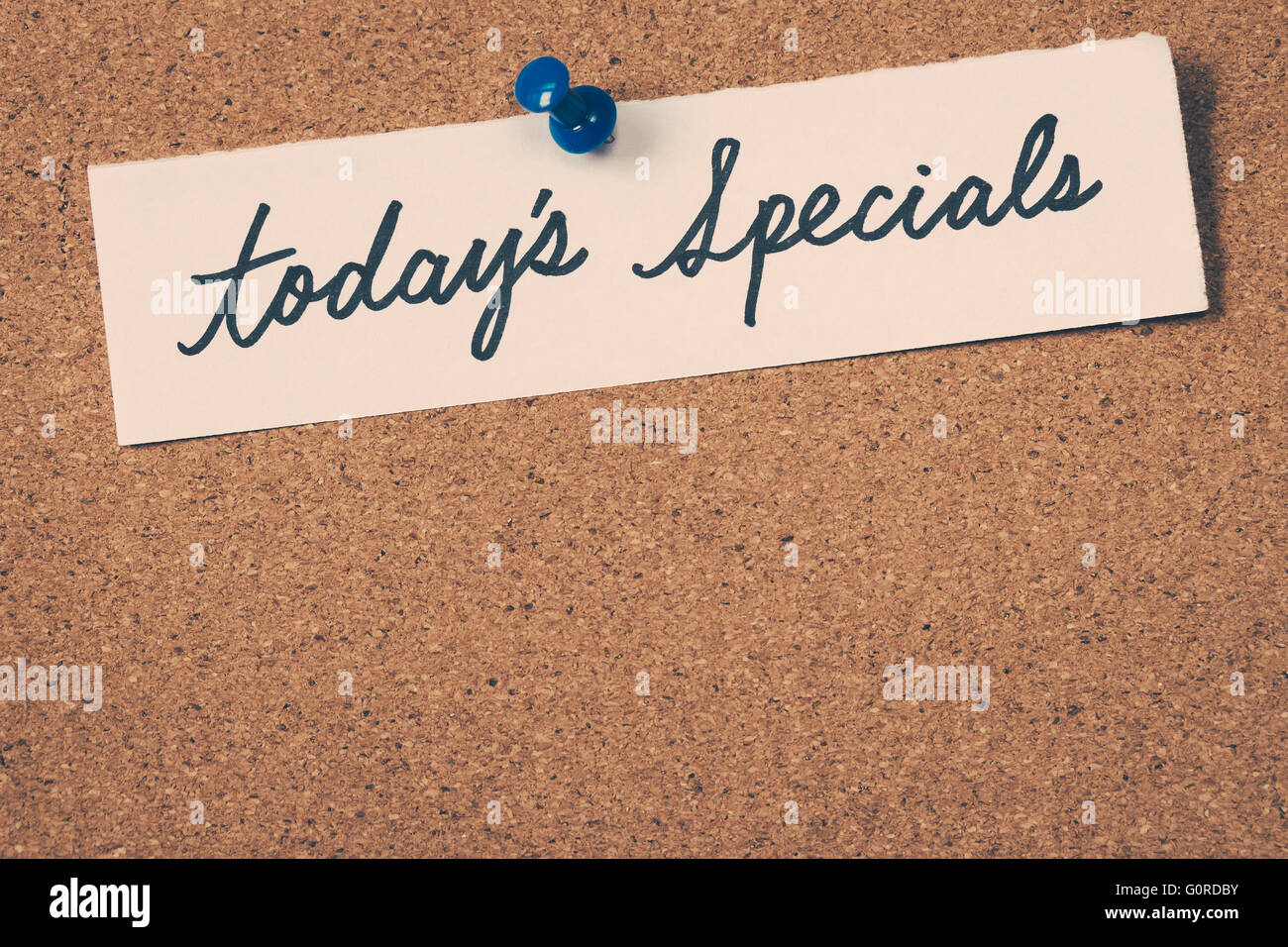 today's specials Stock Photo Alamy