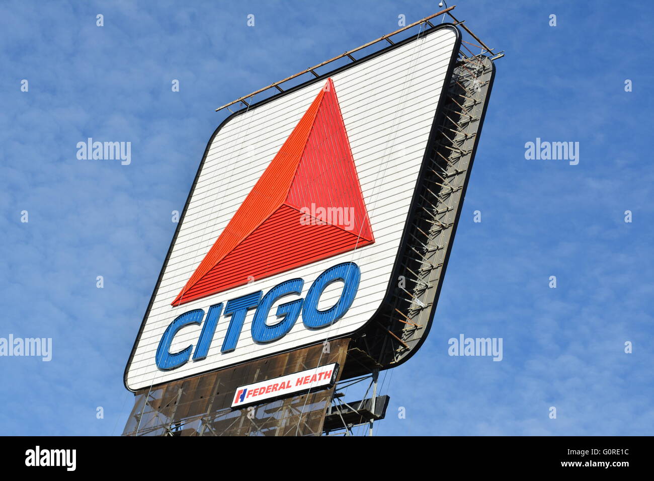 Boston's Iconic CITGO sign above Kenmore Square in the Fenway