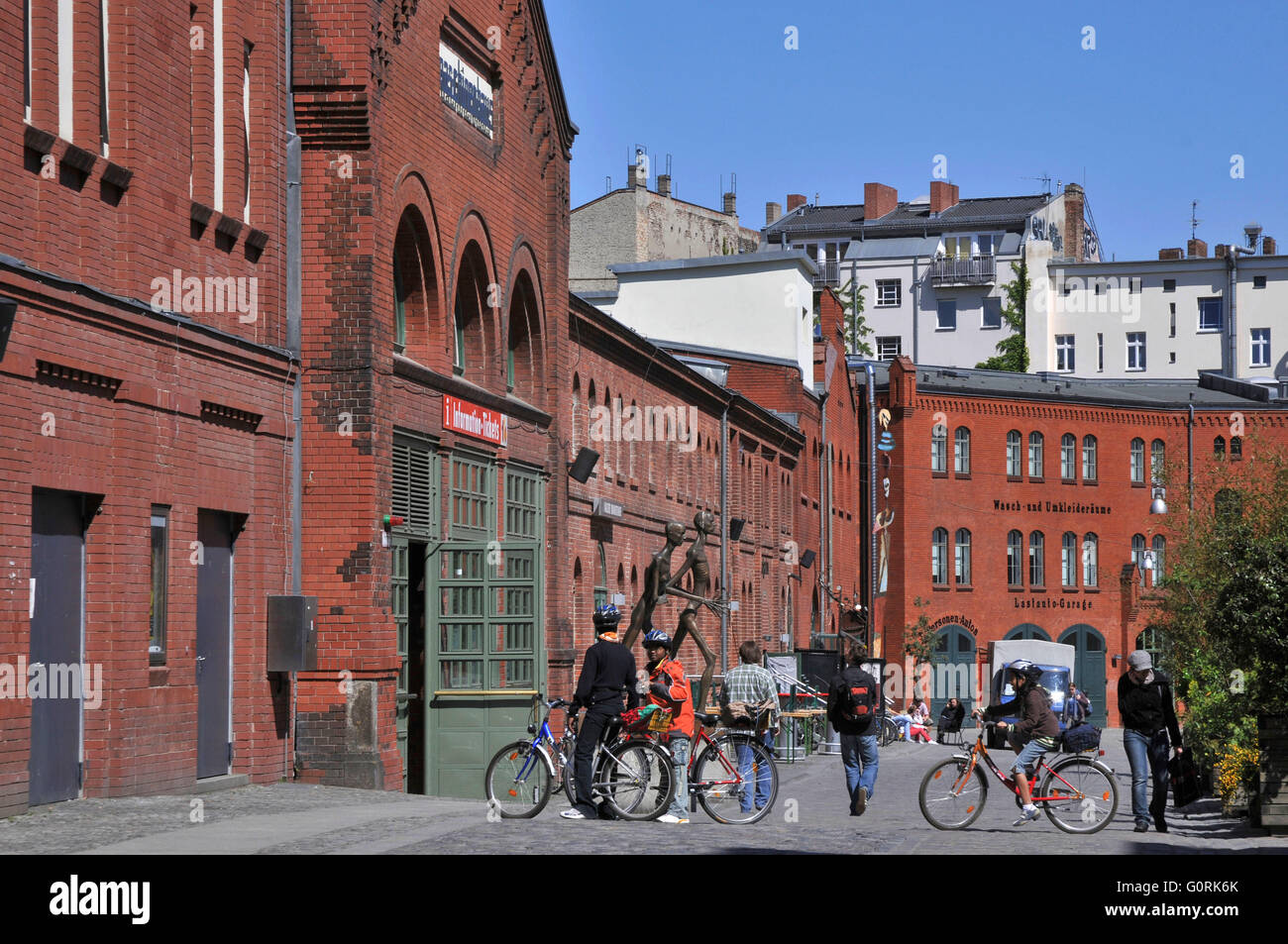 Kulturbrauerei Inner Courtyard Schoenhauser Allee Prenzlauer Berg 