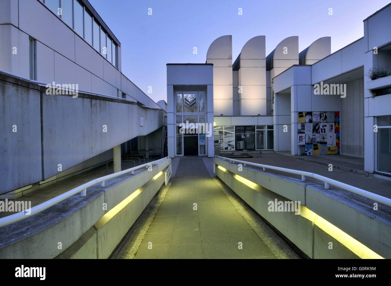 Bauhaus Archive, Museum of Design, Klingelhoferstrasse, Tiergarten, Berlin, Germany / Klingelh?ferstrasse, Bauhaus-Archiv Stock Photo