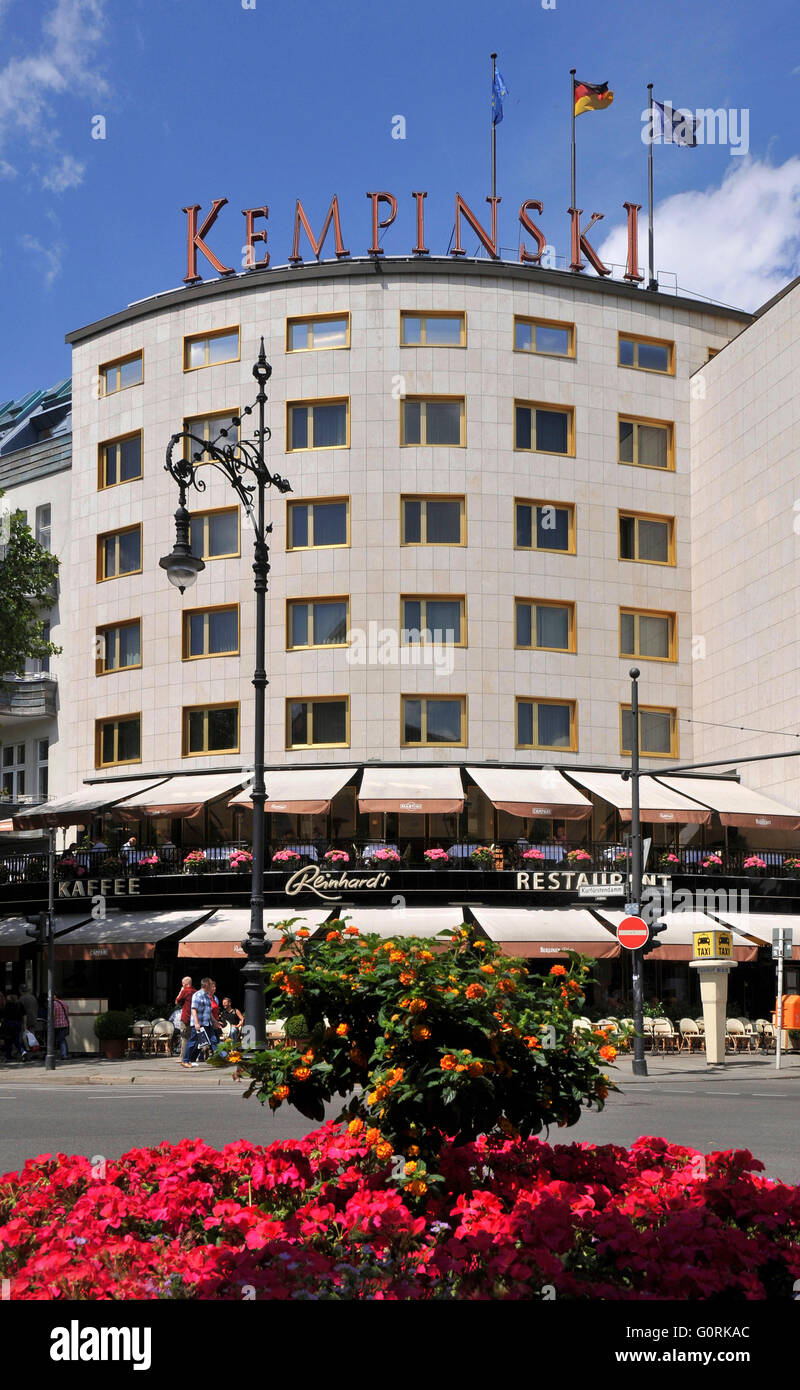 Kempinski Hotel Bristol, Kurfurstendamm, Charlottenburg-Wilmersdorf, Berlin, Germany / Kurf?rstendamm Stock Photo