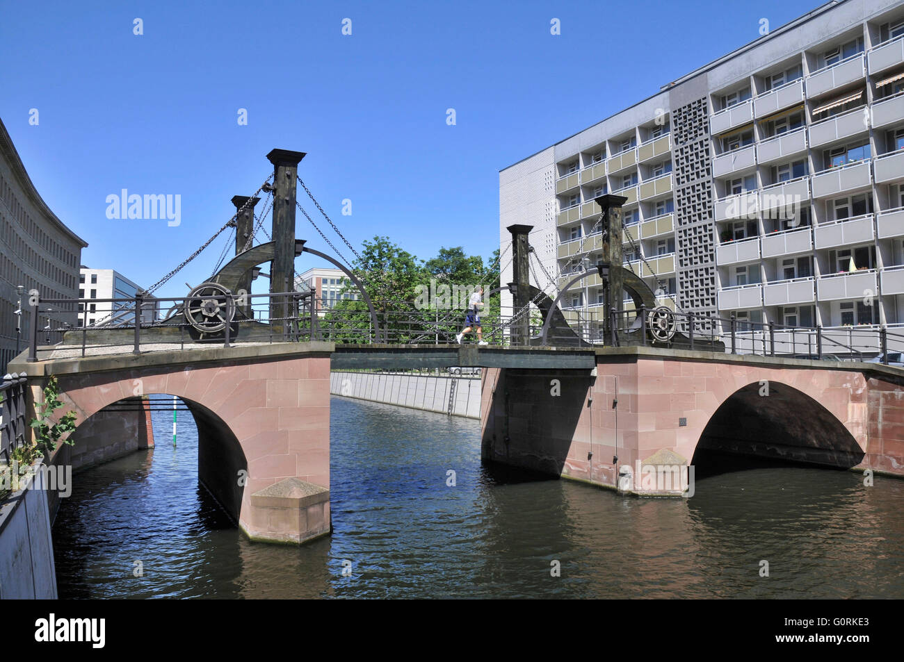 Jungfernbrucke, Kupfergraben, Spree Canal, Mitte, Berlin, Germany / Jungfernbrucke, Jungfernbr Jungfernbrucke, Kupfergraben, Spree Canal, Mitte, Berlin, Germany / Jungfernbrucke, Jungfernbr