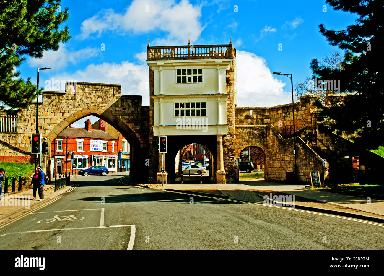 Walmgate Bar, York Stock Photo Alamy