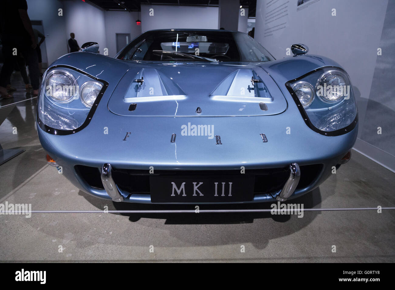 1967 Ford GT40 Mark III is on display at the at the Petersen Automotive Museum Stock Photo Alamy