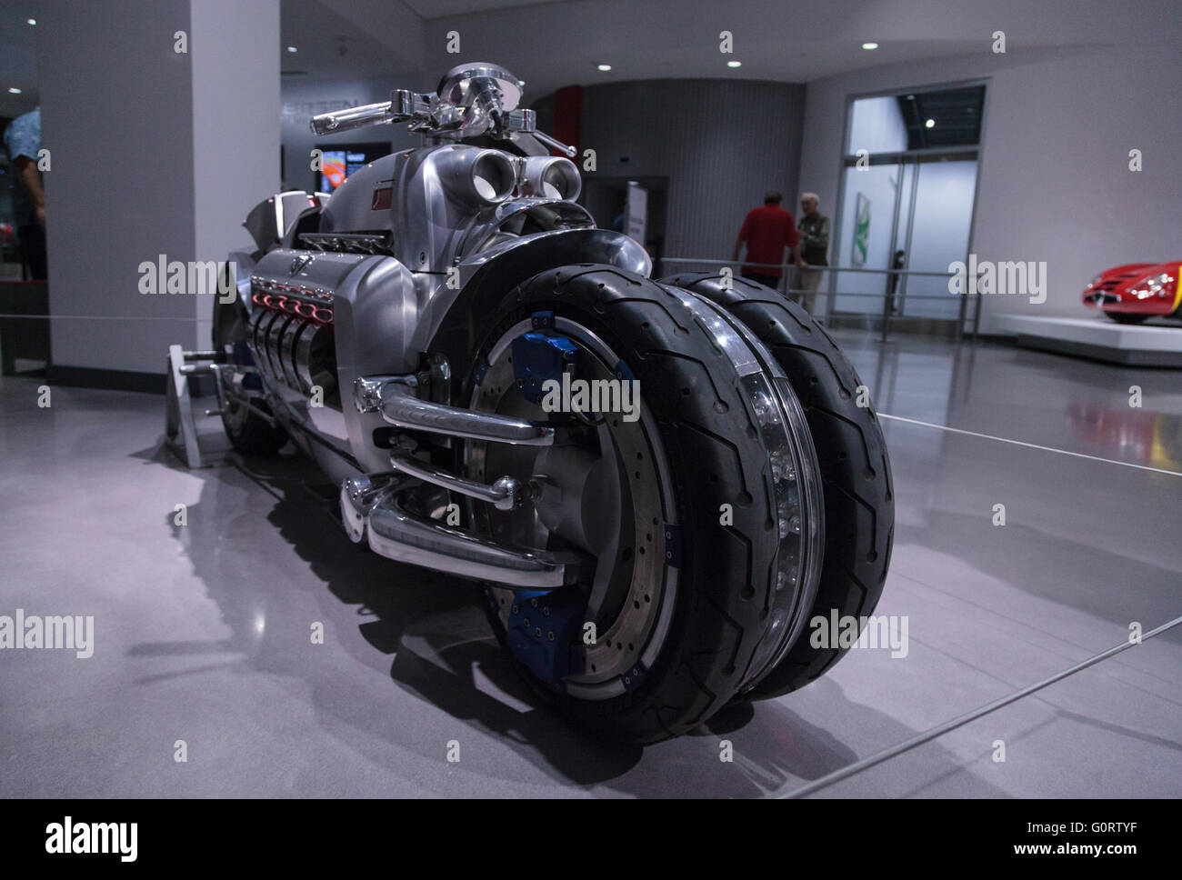 2003 Dodge Tomahawk motorcycle was one of only 9 built and is named after the military cruise missile. Stock Photo