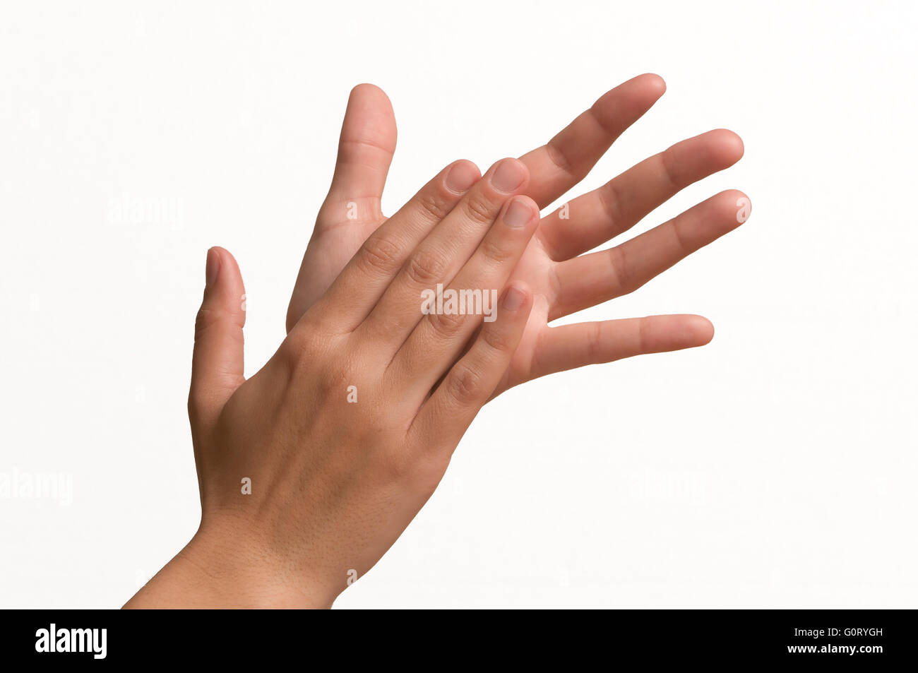 Flamenco claps - hard, Region of Andalusia, Spain, Europe Stock Photo