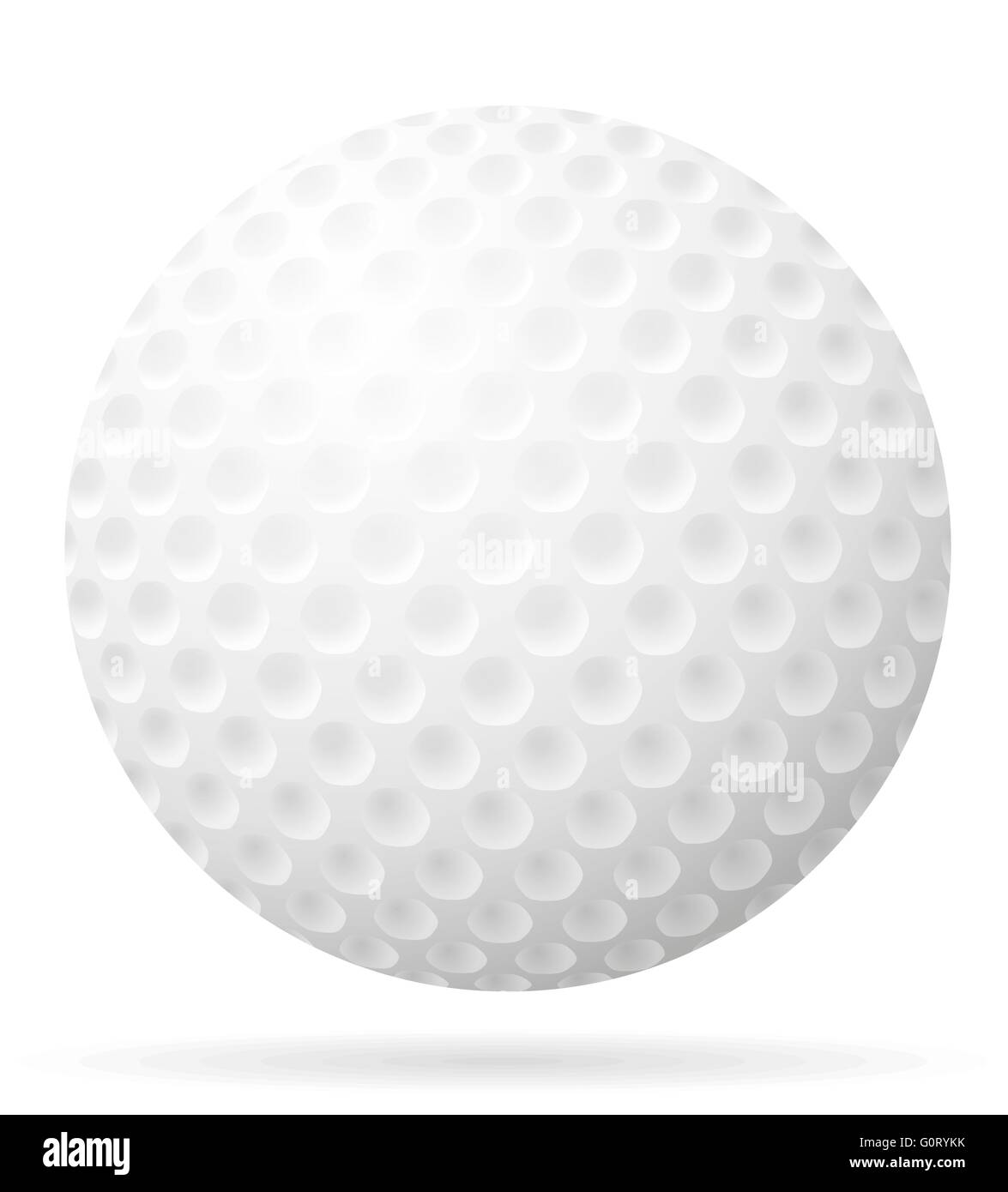 golf ball vector illustration isolated on white background Stock Vector ...