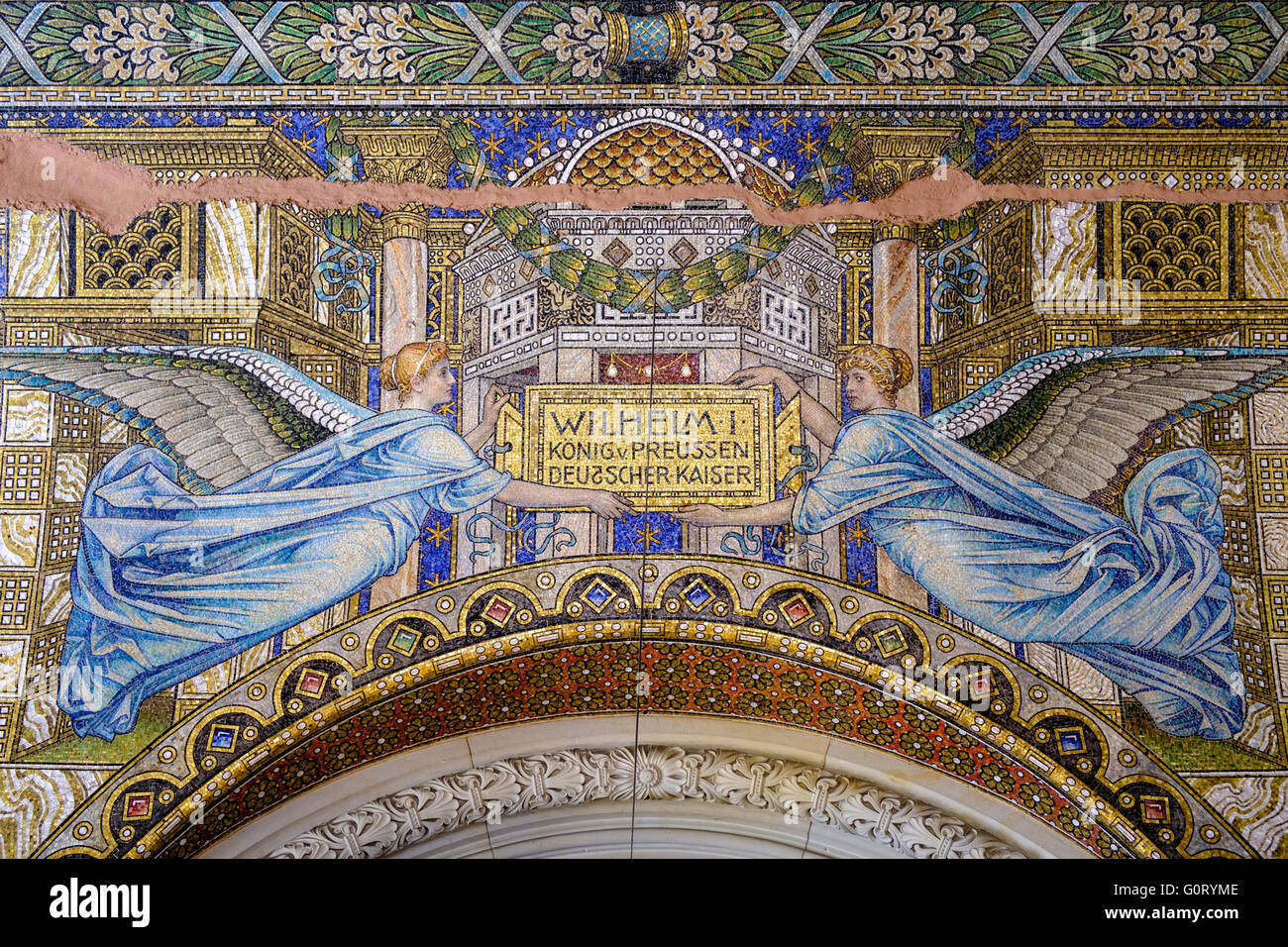 Kaiser wilhelm church berlin mosaic hi-res stock photography and images ...