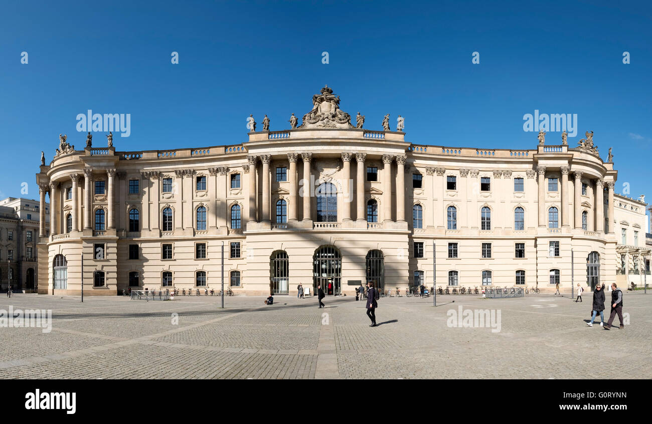 Law Faculty Building (former Altes Palais) of Humboldt University on Under den Linden in Mitte Berlin Germany Stock Photo