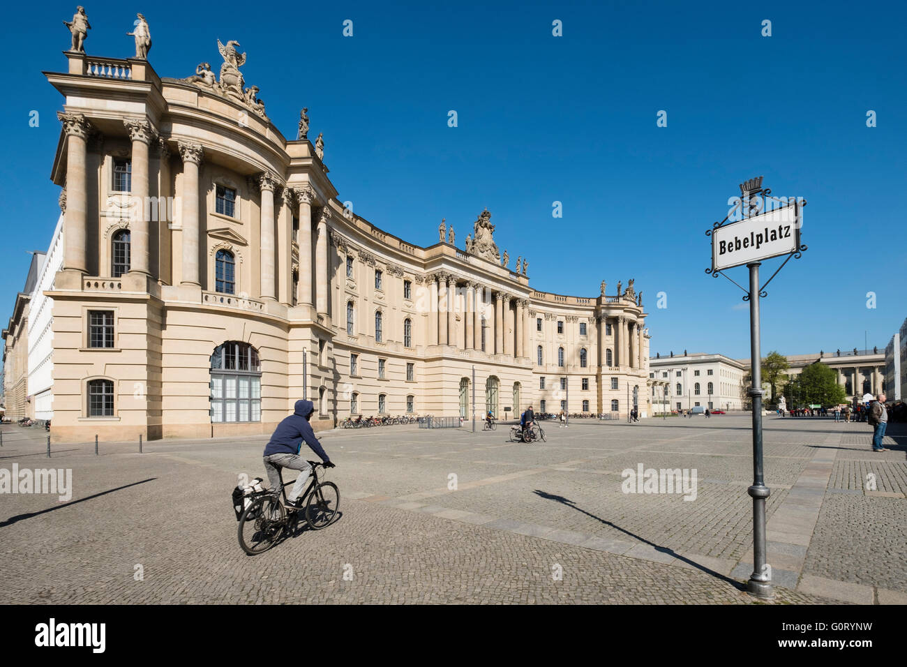 Law Faculty Building (former Altes Palais) of Humboldt University on Under den Linden in Mitte Berlin Germany Stock Photo