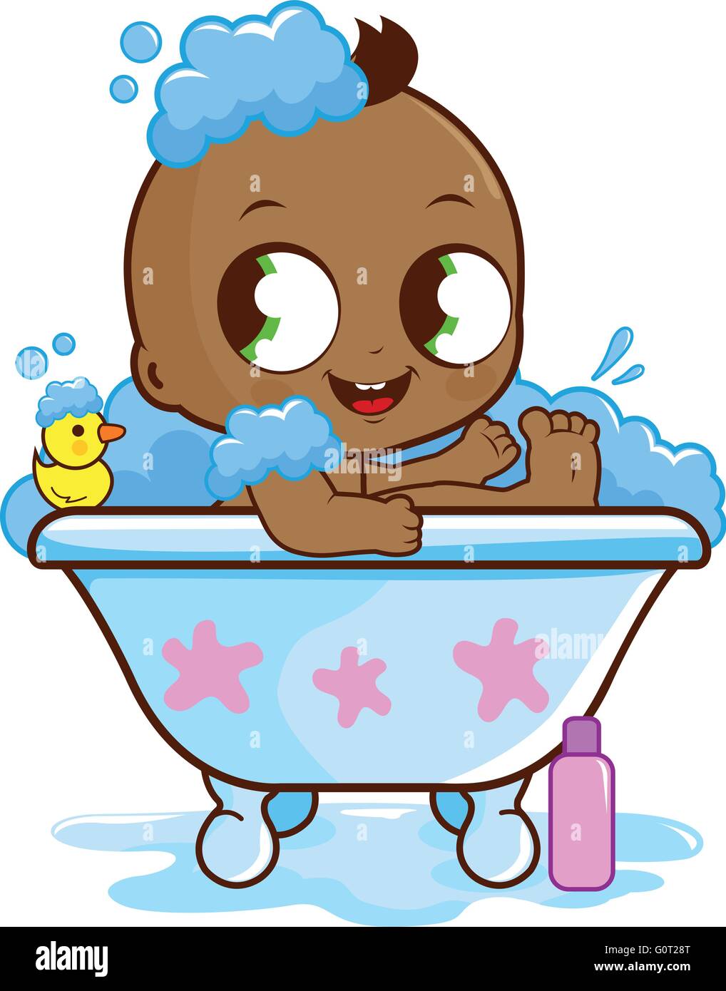 baby bath clip art