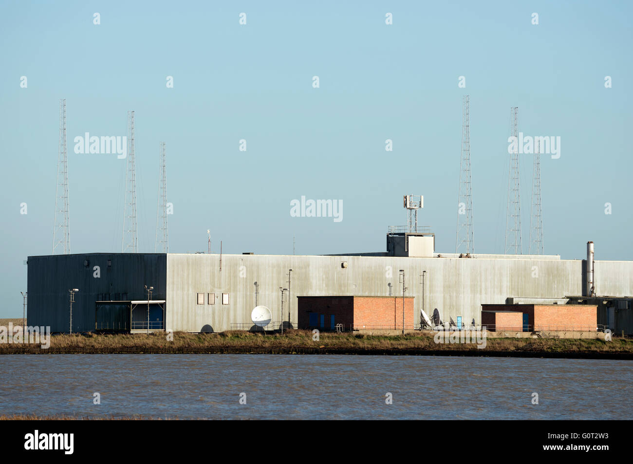 The Orfordness transmitting station, Orford Ness, Suffolk, UK. Stock Photo