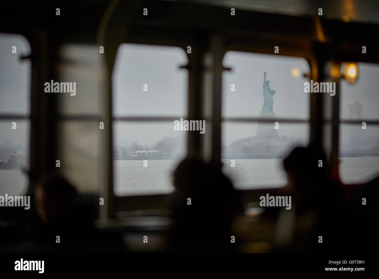 New york   The Staten Island Ferry is a passenger ferry service operated by the New York City Department of Transportation passe Stock Photo