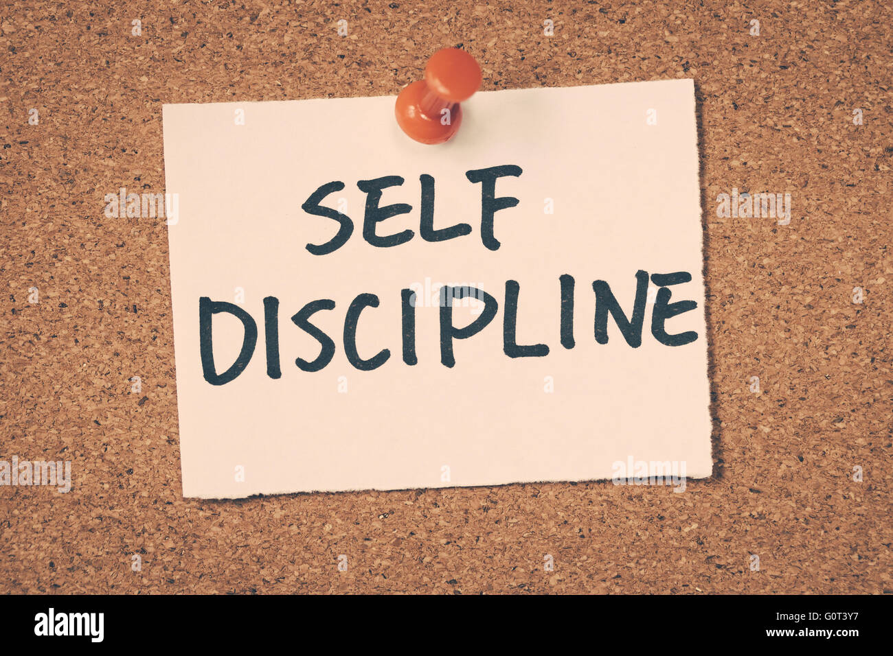self discipline Stock Photo