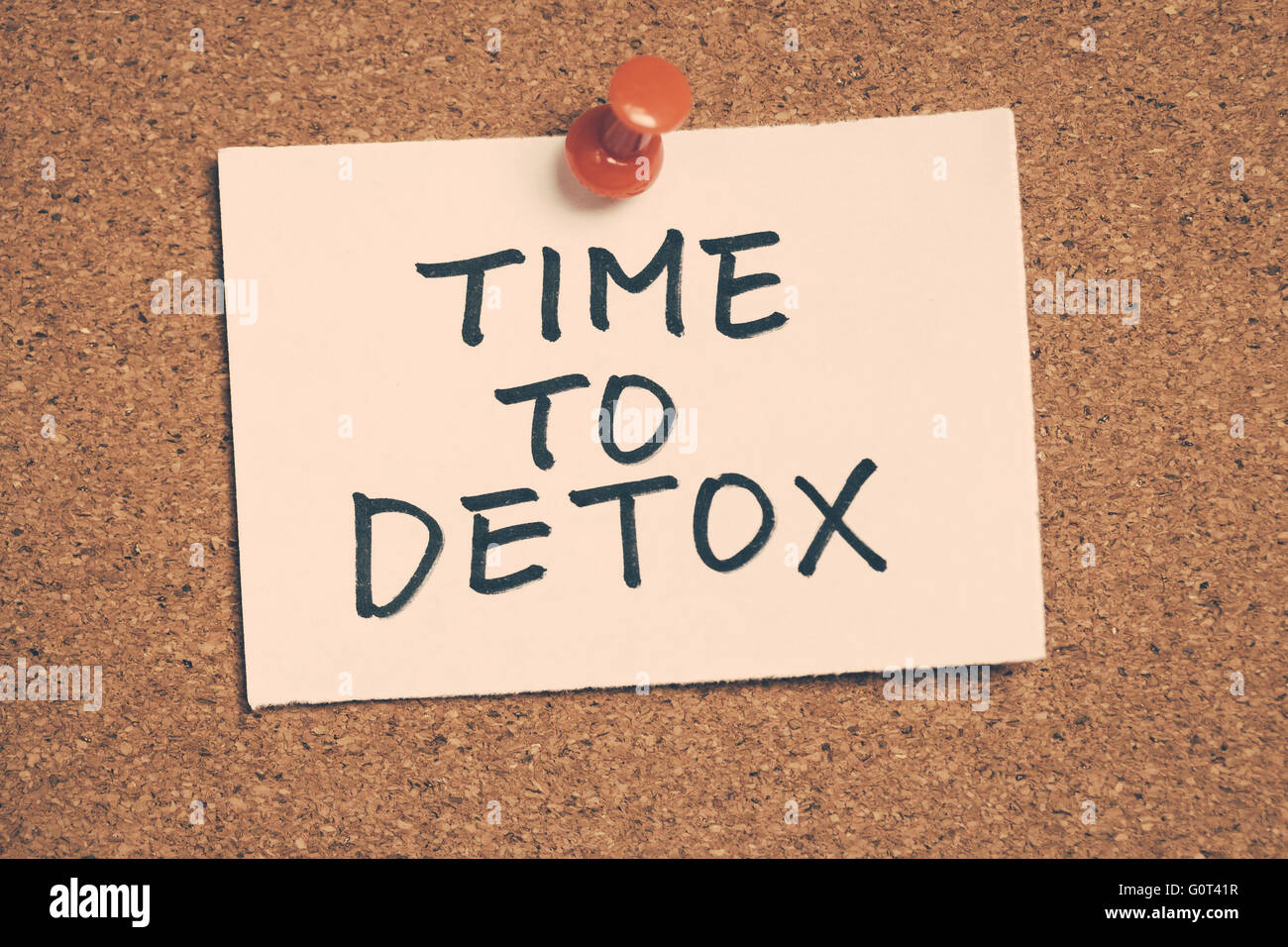 time to detox Stock Photo