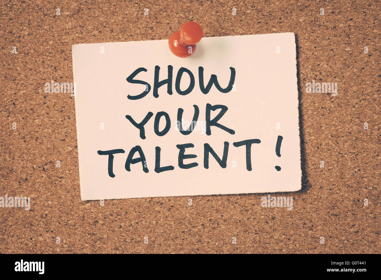 show your talent Stock Photo