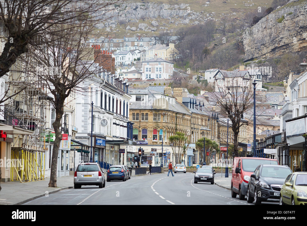 Llandudno Mostyn Street High Resolution Stock Photography and Images