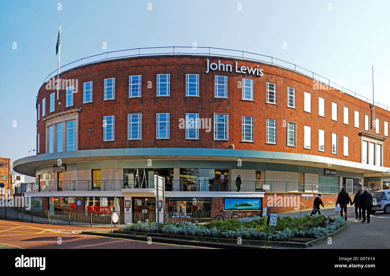 A view of John Lewis Department store at All Saints Green, Norwich