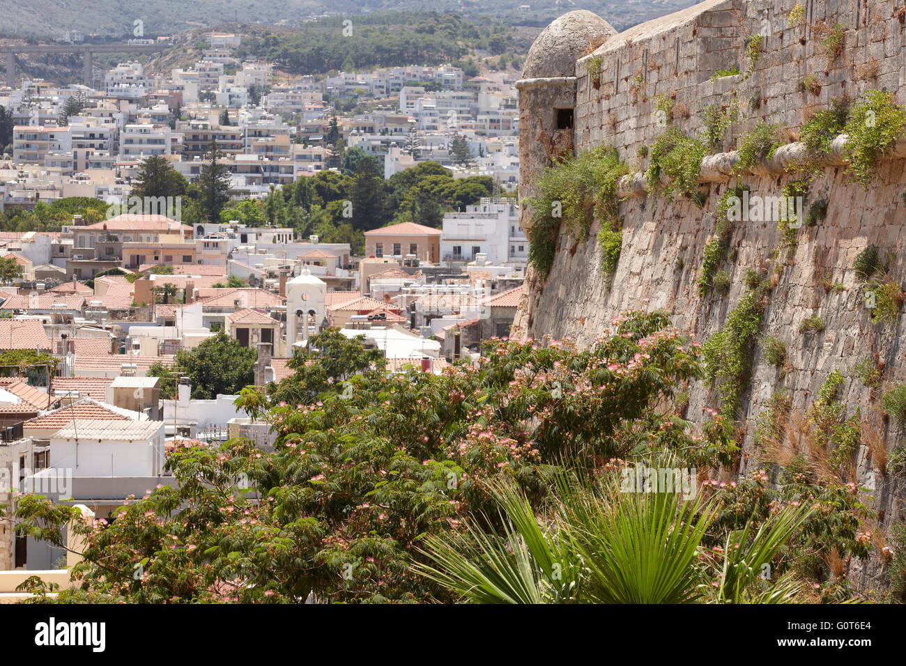 Fortress of Fortezza in Rethymno. Crete. Greece. Horizontal Stock Photo