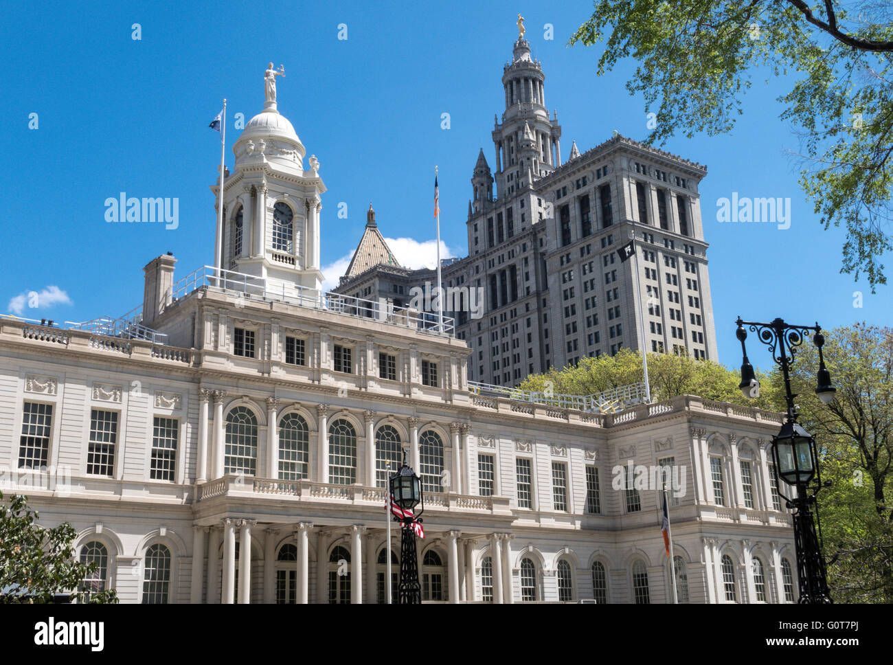New York City Hall, NYC Stock Photo