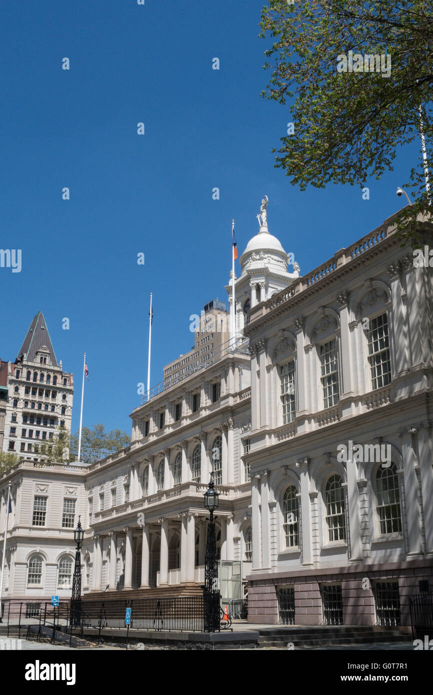 New York City Hall, NYC Stock Photo