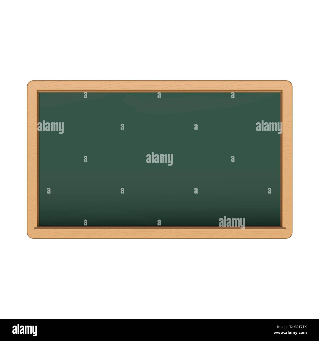 Green chalkboard on white background Stock Vector Image & Art Alamy