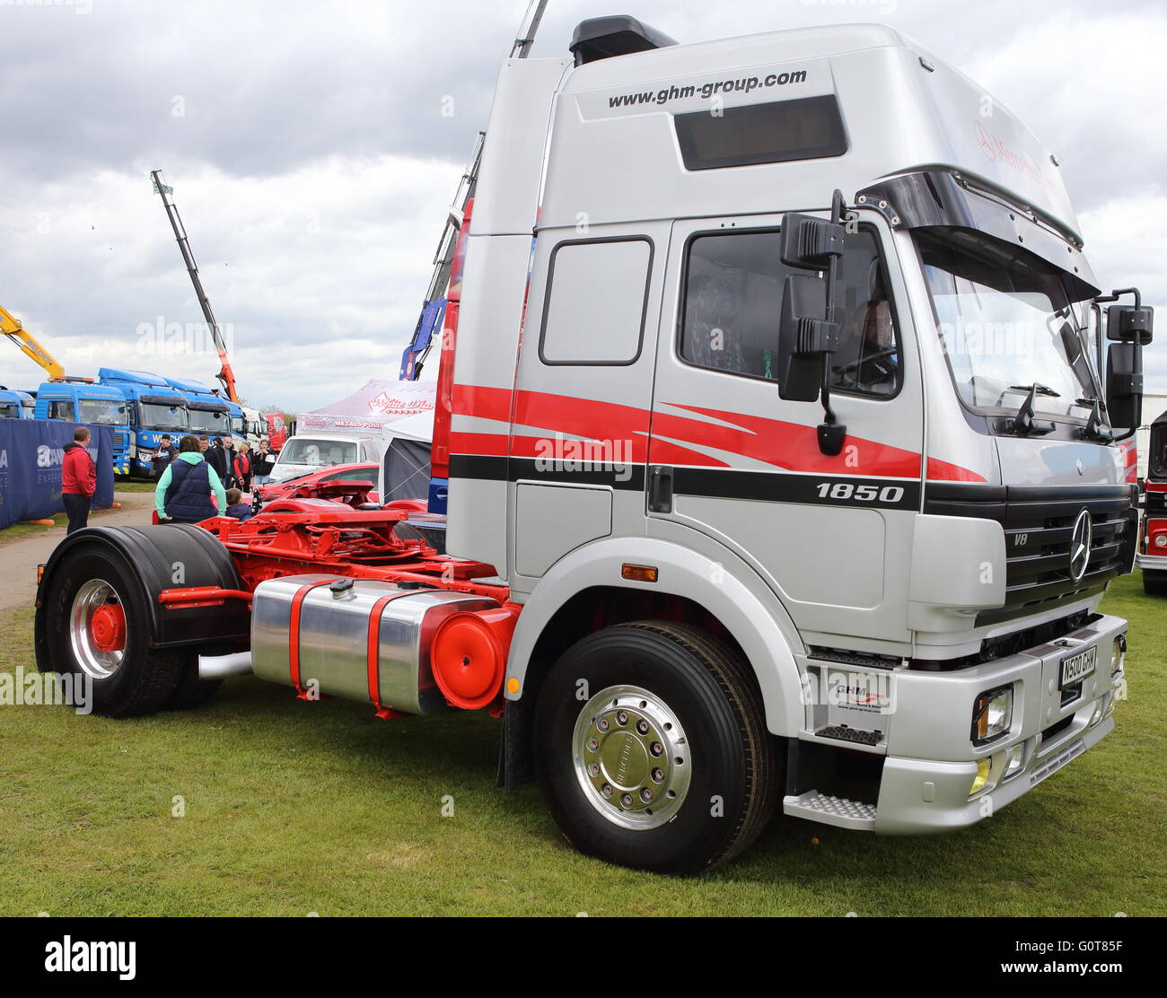 Mecedes 1850 Tractor Unit - Articulated Lorry HGV Stock Photo