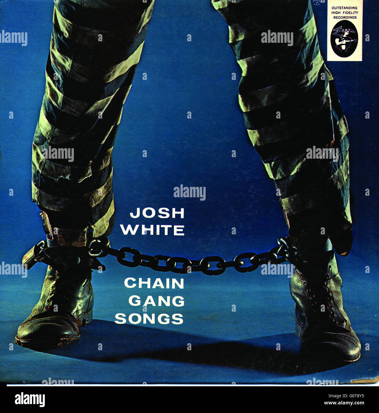 Josh White album cover circa 1960s "Chain Gang Songs Stock Photo Alamy