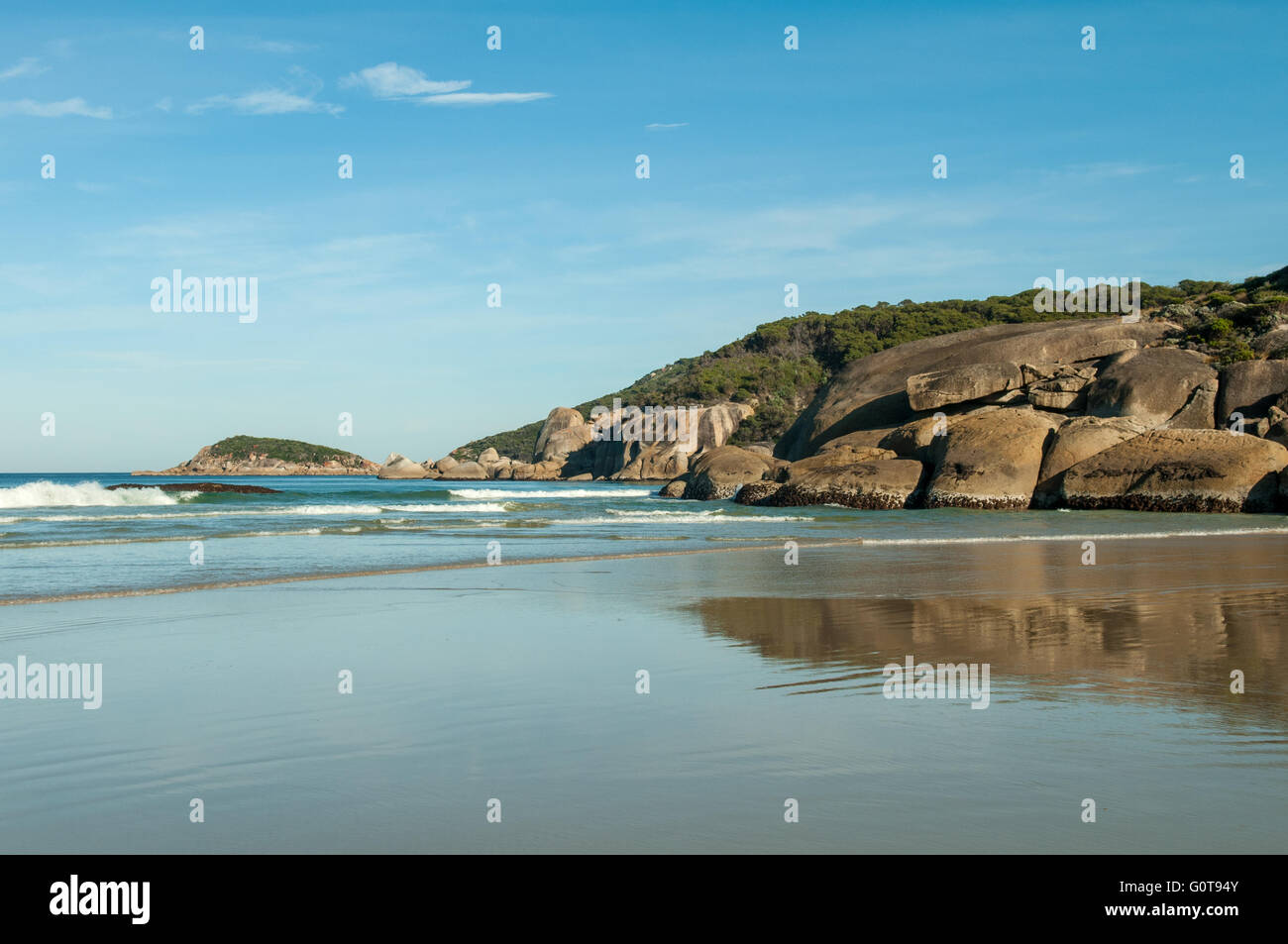 Squeaky Beach, Wilsons Promontory NP, Victoria, Australia Stock Photo