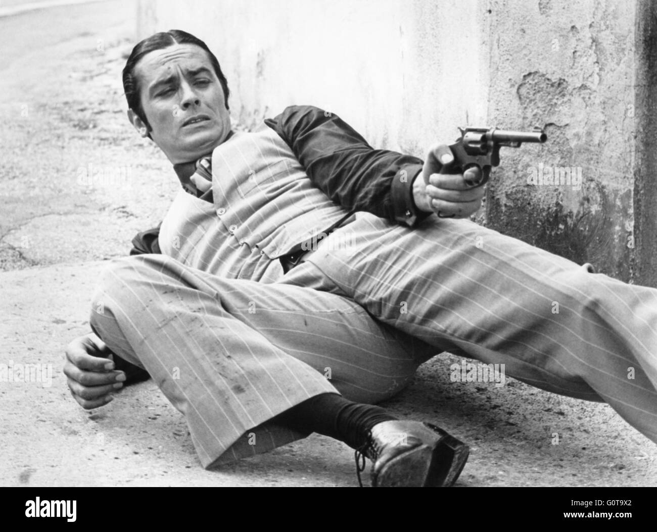 Alain Delon / Borsalino / 1970 directed by Jacques Deray (Adel Productions / Paramount Pictures) Stock Photo