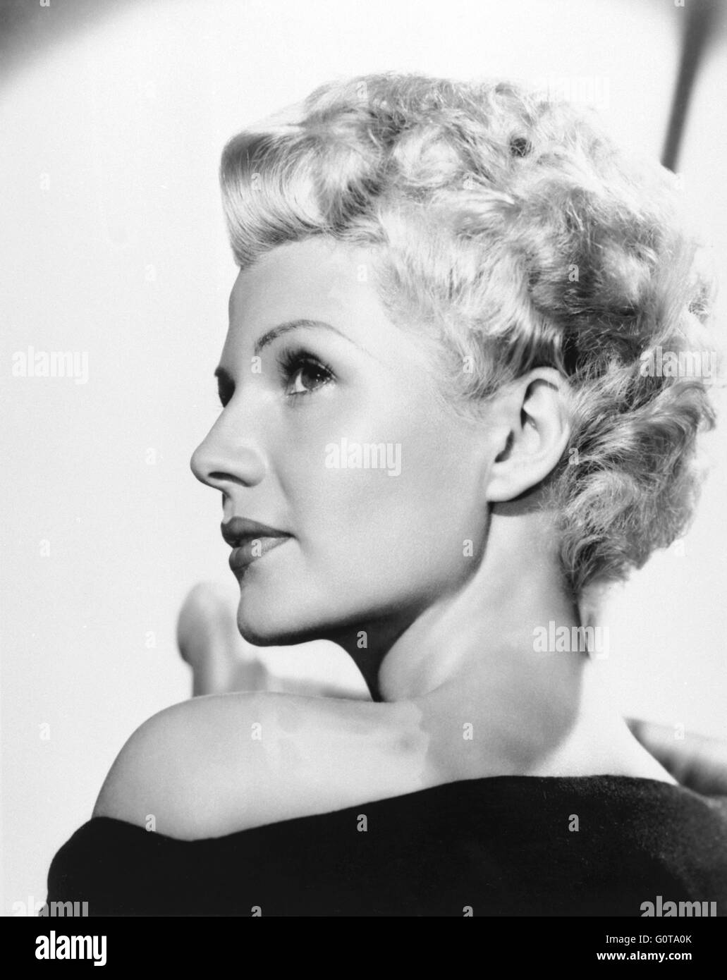 Rita Hayworth / The Lady From Shanghai / 1948 directed by Orson Welles (Columbia Pictures) Stock Photo