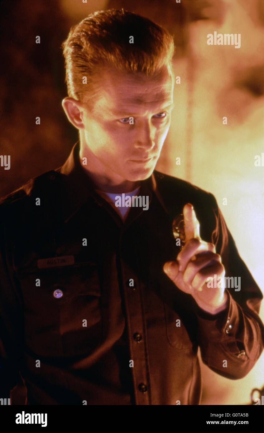Robert Patrick / Terminator 2 : Judgment Day / 1991 directed by James Cameron (Carolco Pïctures) Stock Photo