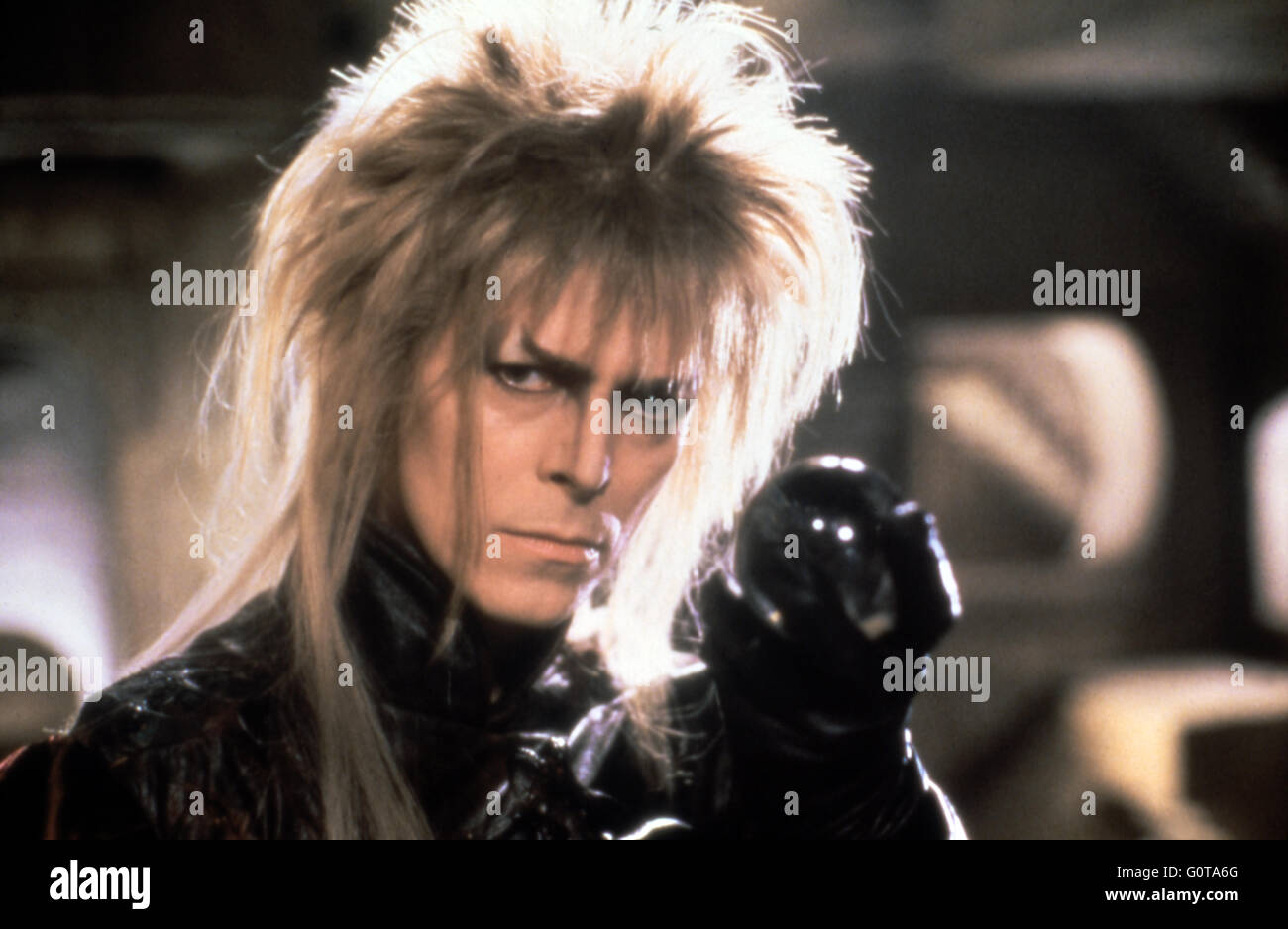 David Bowie in Labyrinth (1986) directed by Jim Henson Stock Photo