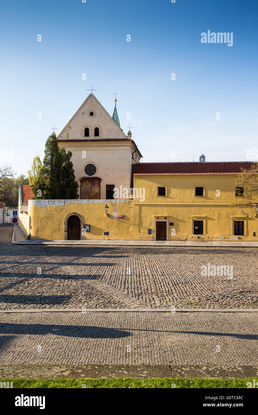 Capuchin Monastery, Loretanske Square, Hradcany, Prague, Czech republic Stock Photo
