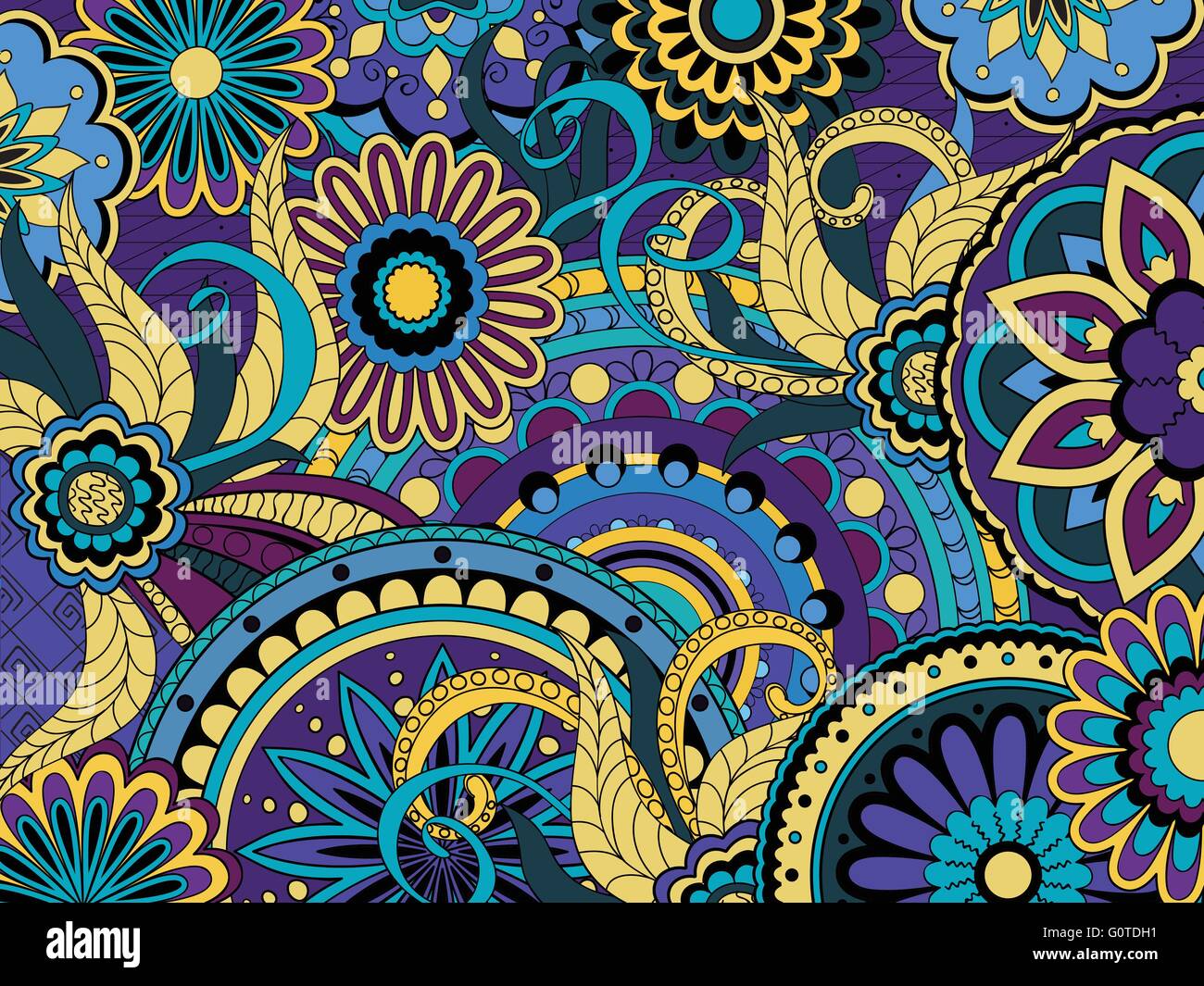 Mandalas vector vectors hi-res stock photography and images - Alamy