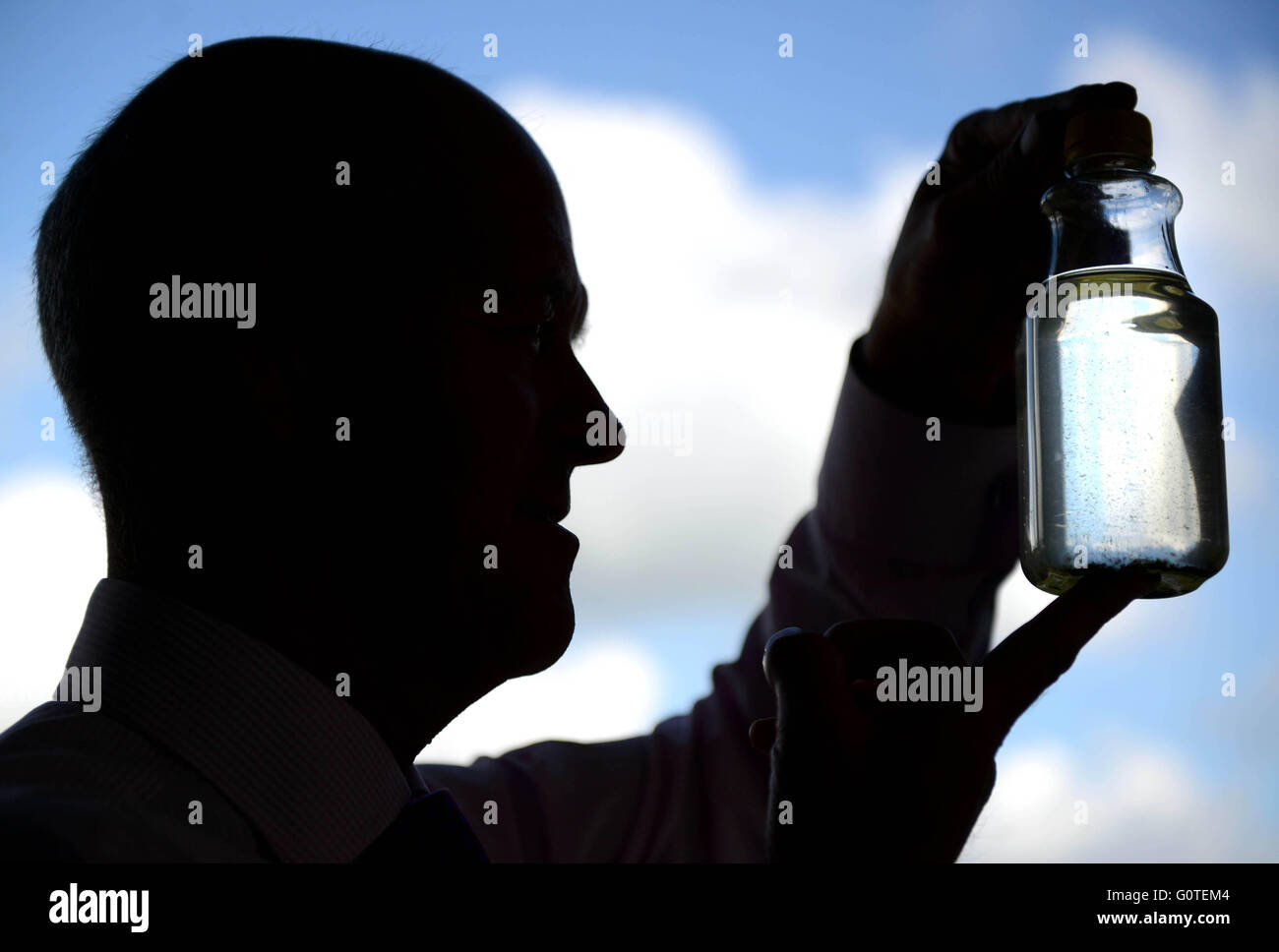 Water quality check Stock Photo