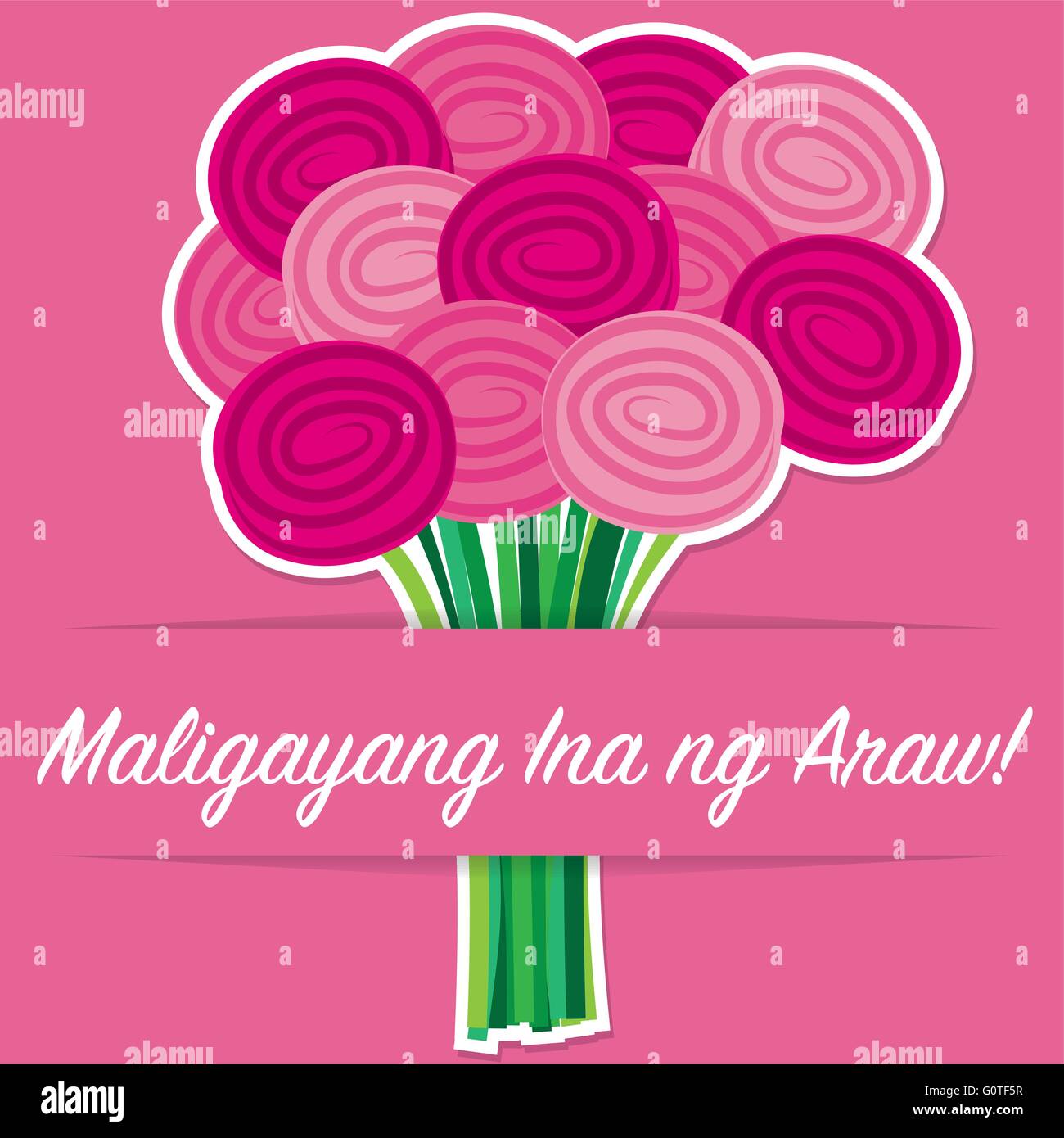 Filipino family Stock Vector Images Alamy