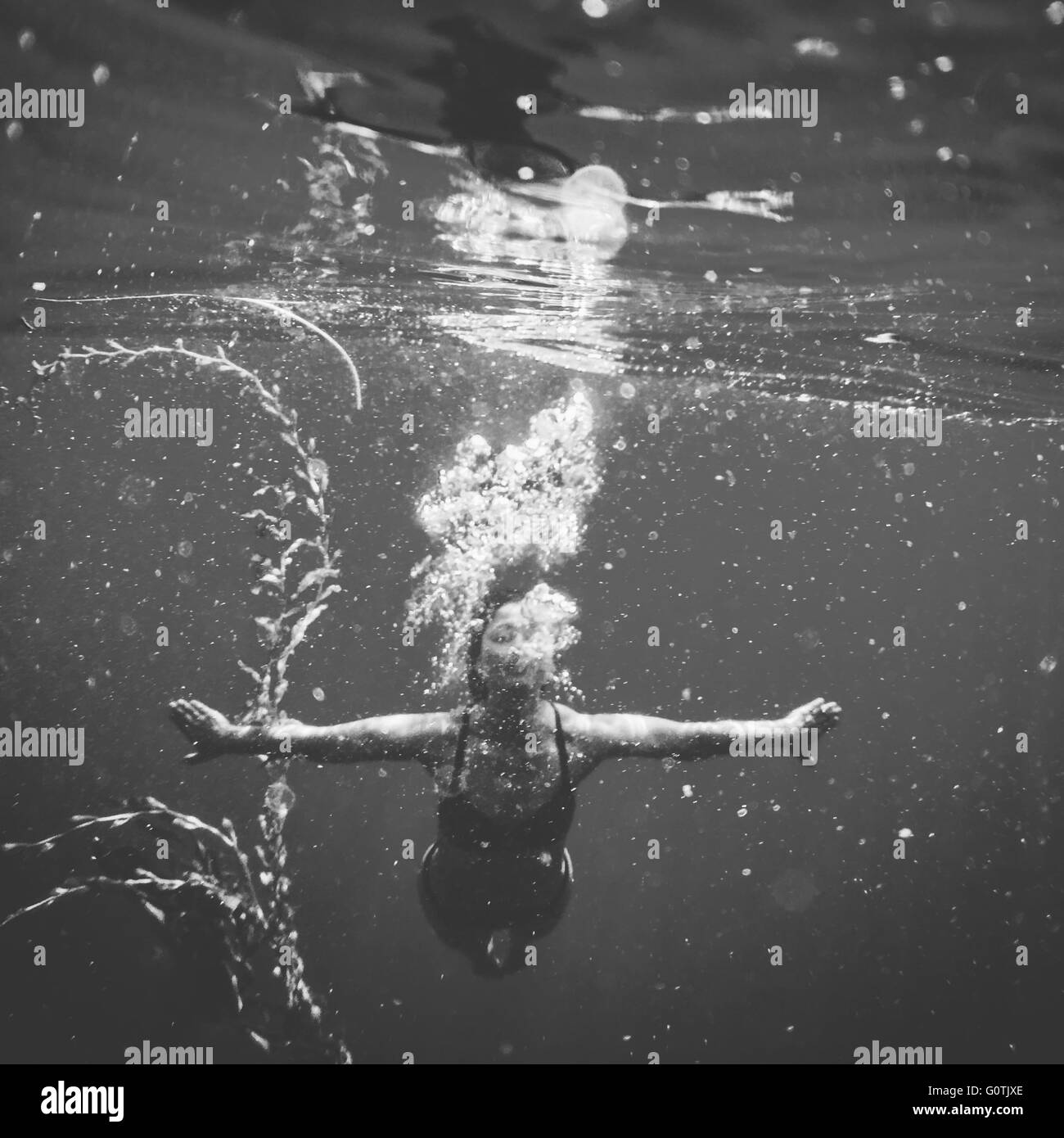 Real swimming Black and White Stock Photos & Images - Alamy