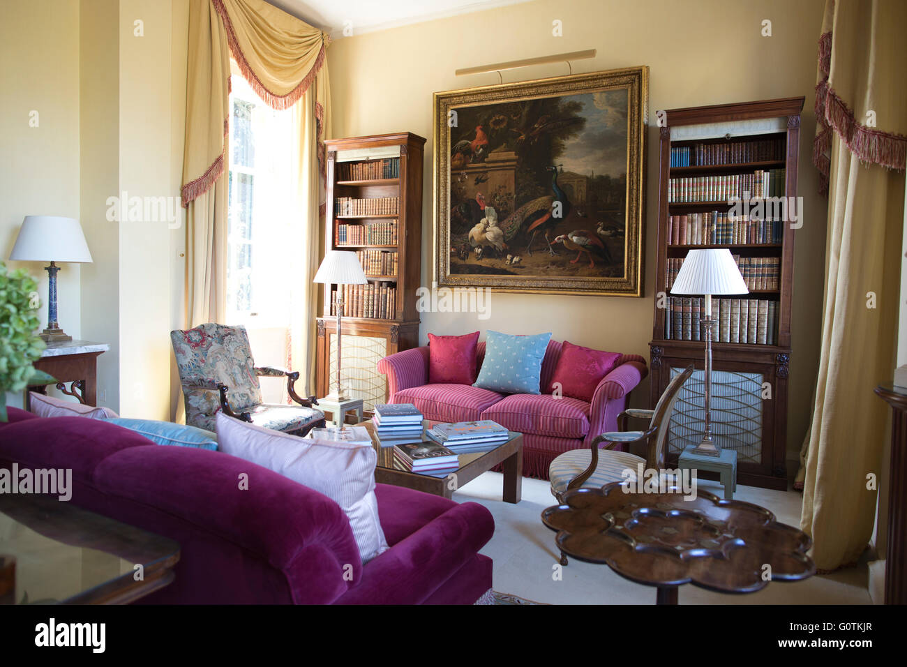 34 year old Oliver Wallop, Viscount Lymington, at Farleigh House ...