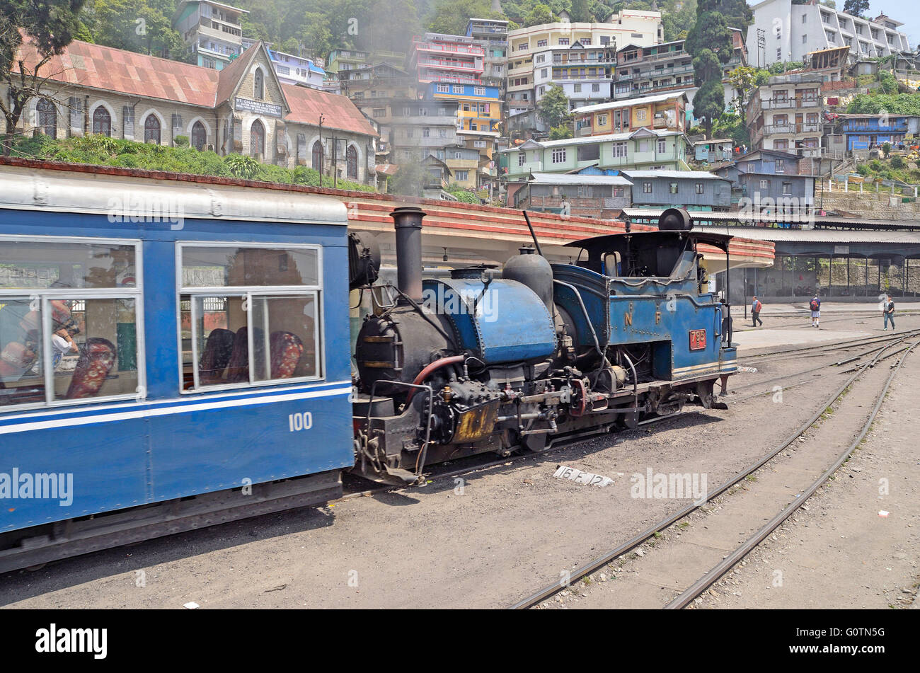 Darjeeling Himalayan Railway, Darjeeling, West Bengal Stock Photo